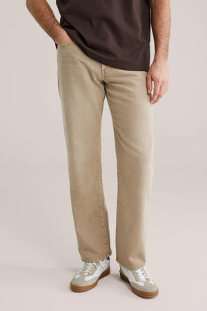 relaxed jeans beige