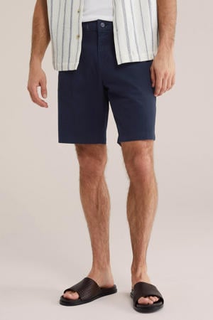 regular chino short donkerblauw
