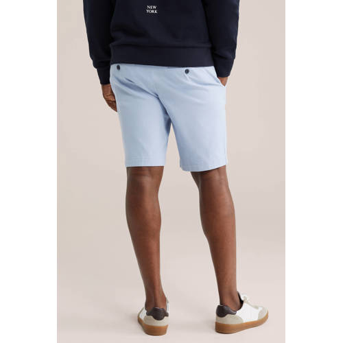 WE Fashion regular chino short lichtblauw afbeelding