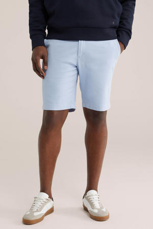 regular chino short lichtblauw