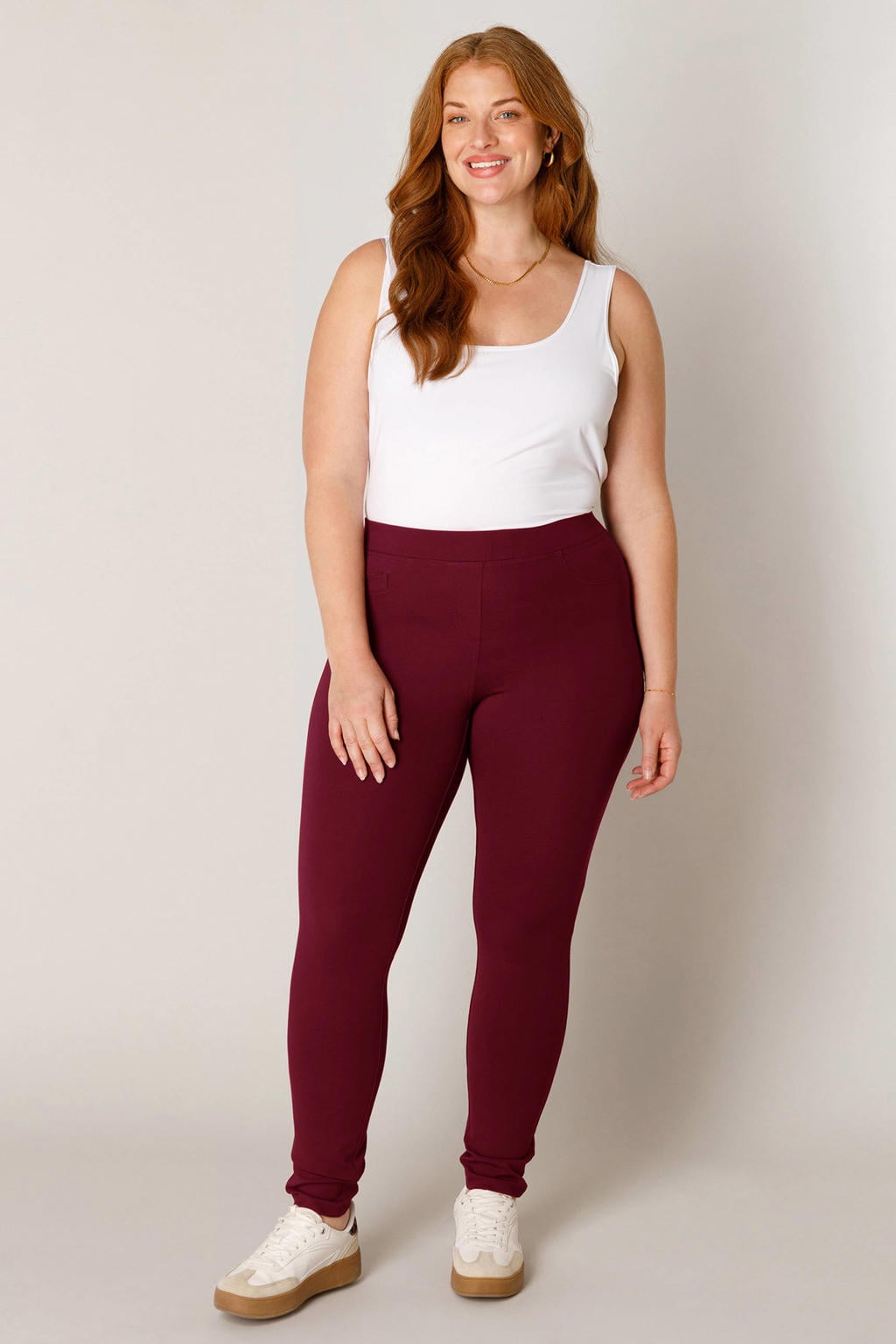 Base Level Curvy slim high waist legging