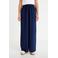 Cache Cache wide leg high waist casual broek marineblauw