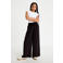 Cache Cache wide leg high waist casual broek zwart