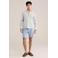 WE Fashion chino short lichtblauw