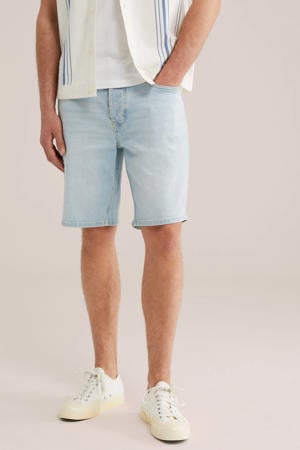 denim regular short blauw