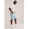 WE Fashion Blue Ridge relaxed denim short blauw