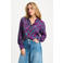 POM Amsterdam blouse met zebraprint paars