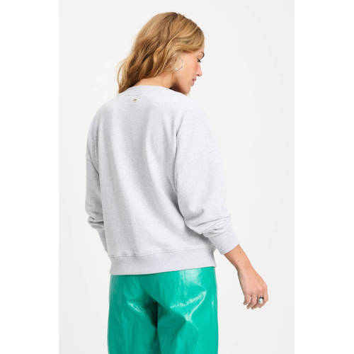 POM Amsterdam sweater grijs afbeelding