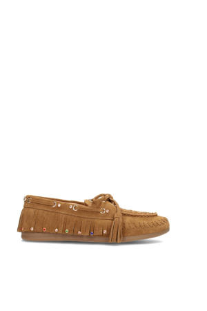 Yara suède mocassins cognac