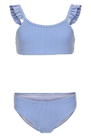 crop bikini blauw