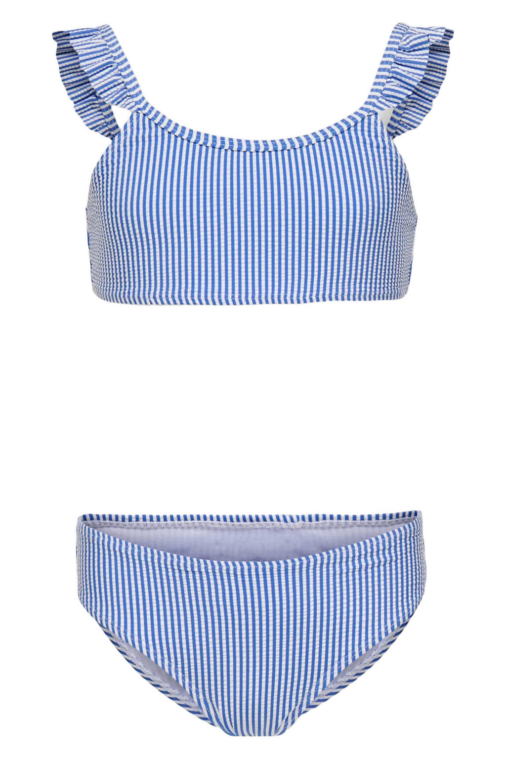 KIDS ONLY GIRL crop bikini blauw