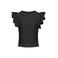 KIDS ONLY GIRL mouwloze top met broderie zwart