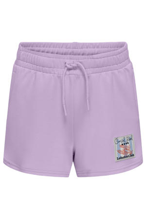 loose sweatshort paars