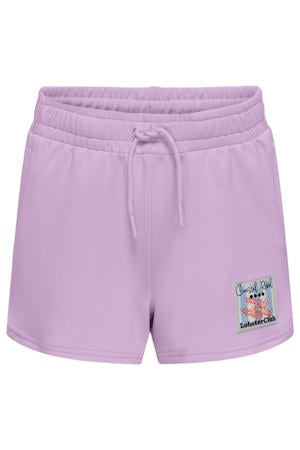 loose sweatshort paars