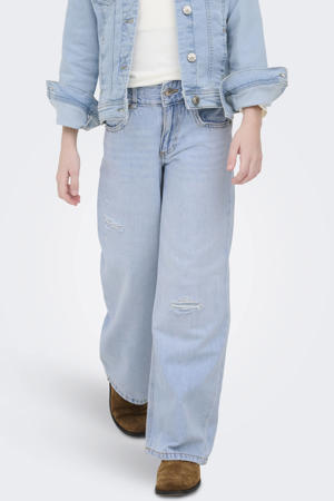 KOGMOTT wide leg jeans light blue denim