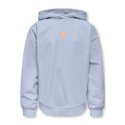 KIDS ONLY GIRL hoodie met backprint lichtblauw afbeelding