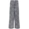KIDS ONLY GIRL KOGLUMI high waist wide leg jeans met hartjes grey denim