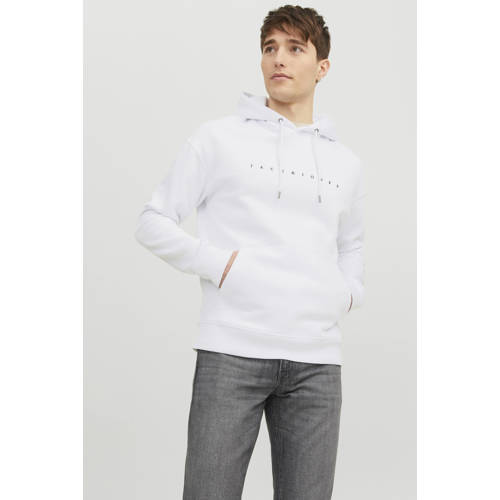 JACK & JONES ESSENTIALS hoodie wit afbeelding
