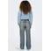 ONLY wide leg jeans - mediumblauw denim