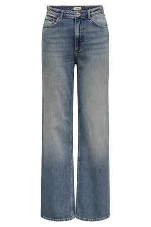 ONLY Rechte jeans voor dames, rechte pasvorm, hoge taille, blauw (medium blue denim), 29W / 30L ONLY Rechte jeans voor dames, rechte pasvorm, hoge taille, blauw (medium blue denim), 29W / 30L