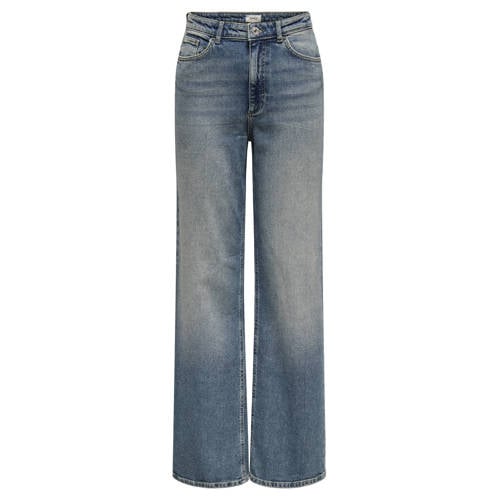 ONLY Onljuicy Hw Wide Dnm Tai201 high waist wide leg jeans medium blue denim afbeelding