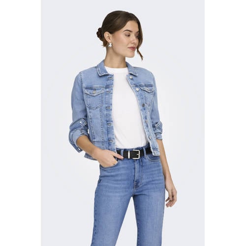 ONLY denim spijkerjas light blue denim afbeelding