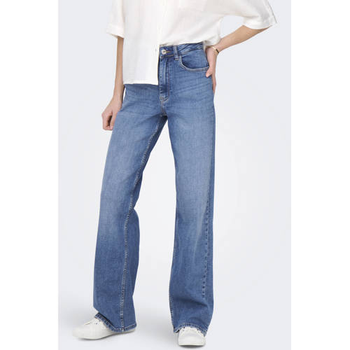 ONLY high waist wide leg jeans wide leg jeans afbeelding