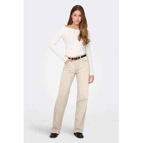 ONLY high waist wide leg jeans wide leg jeans afbeelding