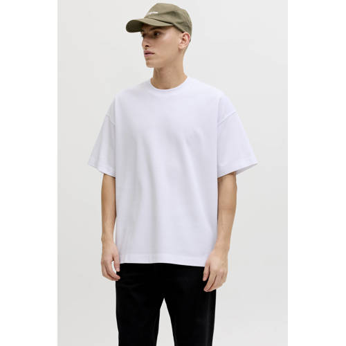 JACK & JONES ESSENTIALS oversized T-shirt wit afbeelding