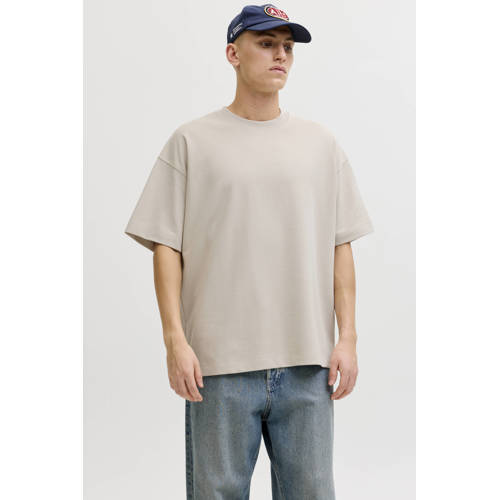 JACK & JONES ESSENTIALS Oversized T-shirt beige afbeelding