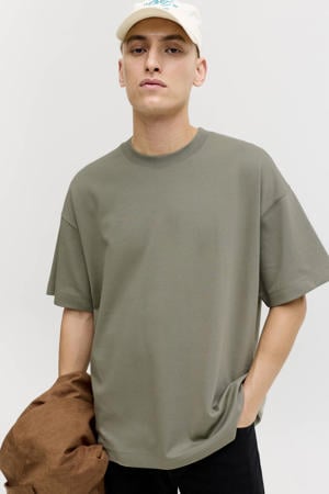 oversized T-shirt groen