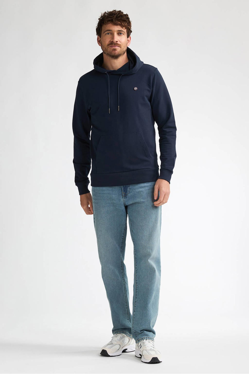 Petrol Industries hoodie donkerblauw