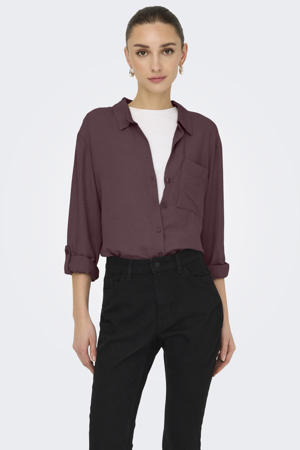 blouse donkerpaars