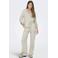 JDY straight regular waist casual broek taupe