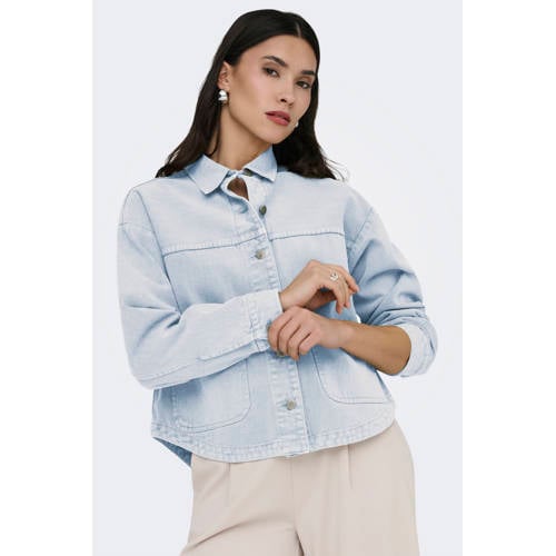 JDY denim spijkerjas lichtblauw afbeelding