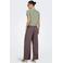 JDY straight regular waist casual broek donkerpaars