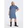 ONLY CARMAKOMA jurk gebreid medium blue denim