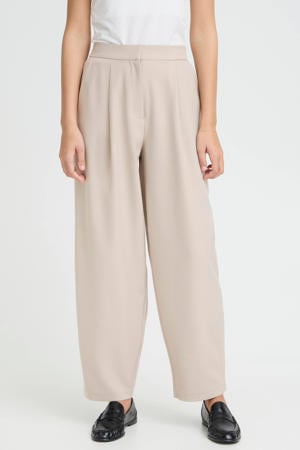 barrel regular waist pantalon ecru