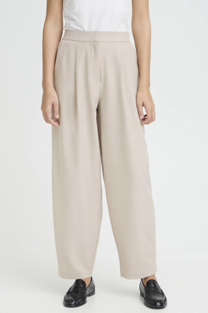 barrel regular waist pantalon ecru