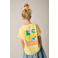 Tumble 'n Dry T-shirt met backprint lichtgeel