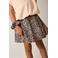 Tumble 'n Dry korte rok met panterprint bruin