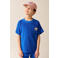 Tumble 'n Dry T-shirt blauw met textuur