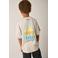 Tumble 'n Dry T-shirt met backprint beige