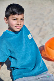thumbnail: Tumble 'n Dry T-shirt blauw met textuur