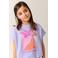 Tumble 'n Dry T-shirt lila met textuur