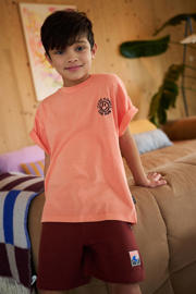 thumbnail: Tumble 'n Dry T-shirt met backprint zalm