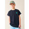 Tumble 'n Dry T-shirt met backprint donkerblauw