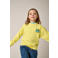 Tumble 'n Dry sweater met backprint geel