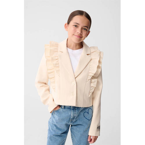 Shoeby cropped blazer geel afbeelding