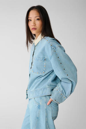 denim spijkerjas light blue denim